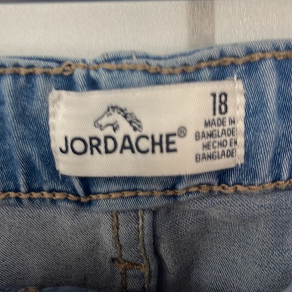 😍 Jordache Paper Bag Belted Wide Leg Jeans Like New Final Price OR Bundle Sz 18 - Picture 6 of 12
